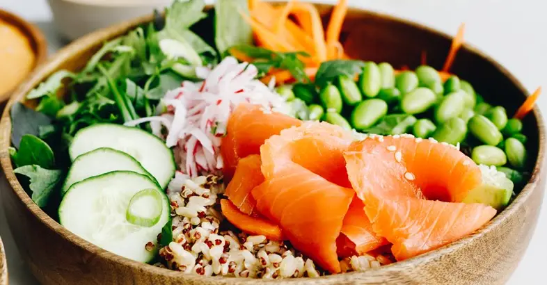 Smoked Salmon Lox Poke Bowl