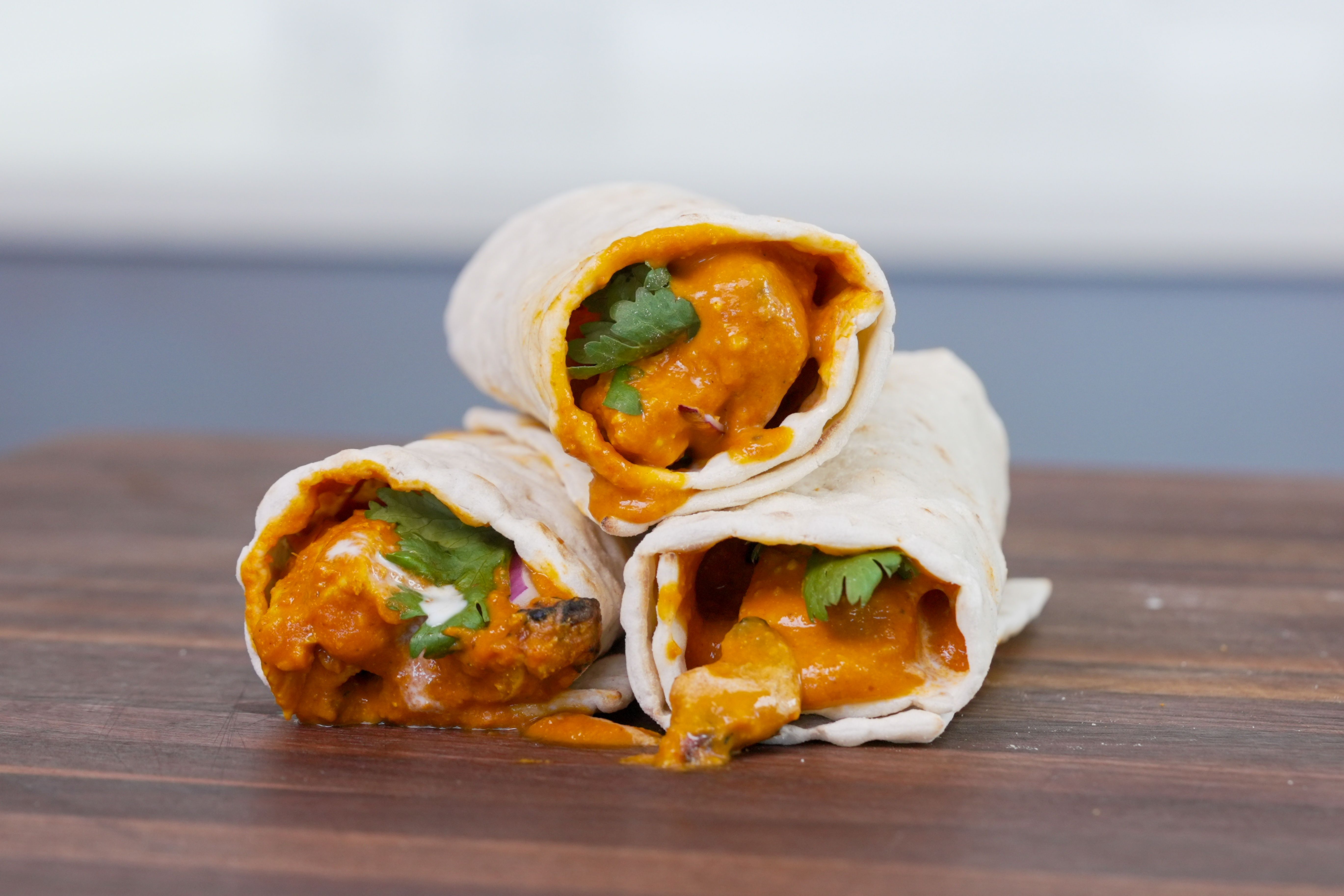 Butter Chicken Snack Wrap